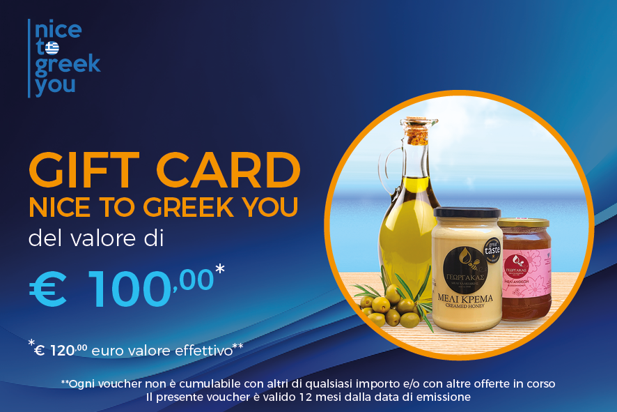 Nice to greek you gift card 100